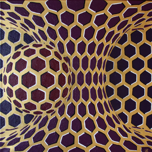 * Karussell, 50x50cm Acryl auf Leinwand